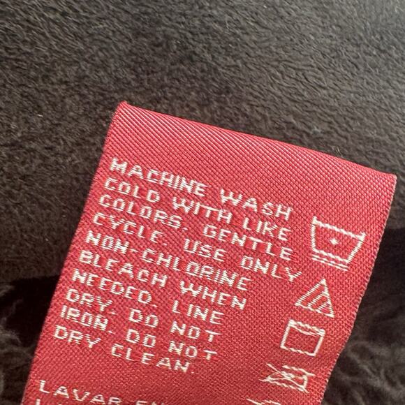 Vintage Faded Glory Penny Lane Jacket Size 2X Brown Faux Suede Y2K Boho Coat - Picture 8 of 8